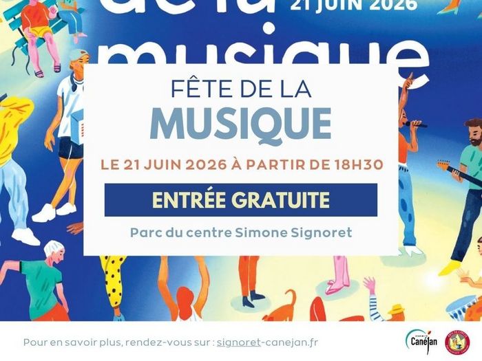 Fête de la musique, dimanche 21 juin à 18h30, parc du centre Simone Signoret
