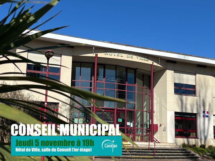 Conseil municipal, jeudi 5 novembre à 19h