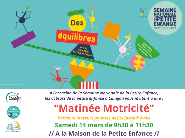 Matinée Motricité au RPE samedi 14 mars