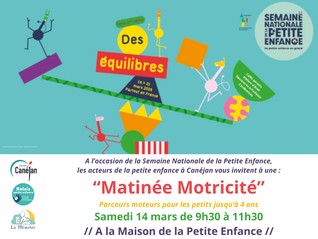 Matinée Motricité au RPE samedi 14 mars