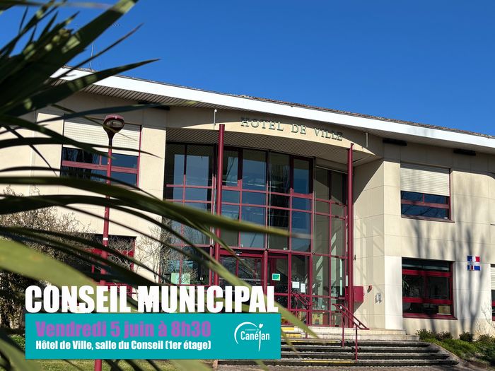 Conseil municipal le 5 juin à 8h30