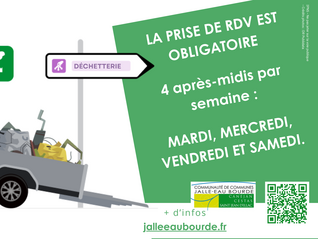 Prise de RDV en ligne déchèterie