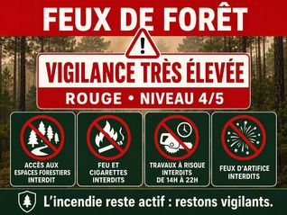 Vigilance rouge feux de fôret