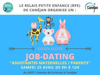 Job-dating, samedi 25 avril de 9h à 12h au SPOT