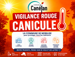 Vigilance rouge canicule, la commune pleinement mobilisée pour protéger ses habitants
