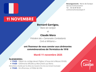 Invitation 11 Novembre 2025